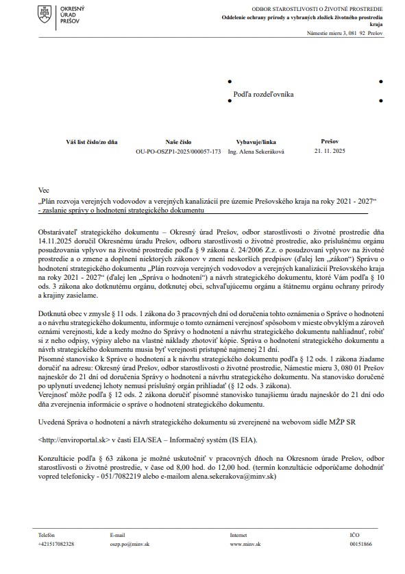 Plan rozvoja VV a VK