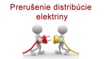 Prerušenie distribúcie elektriny