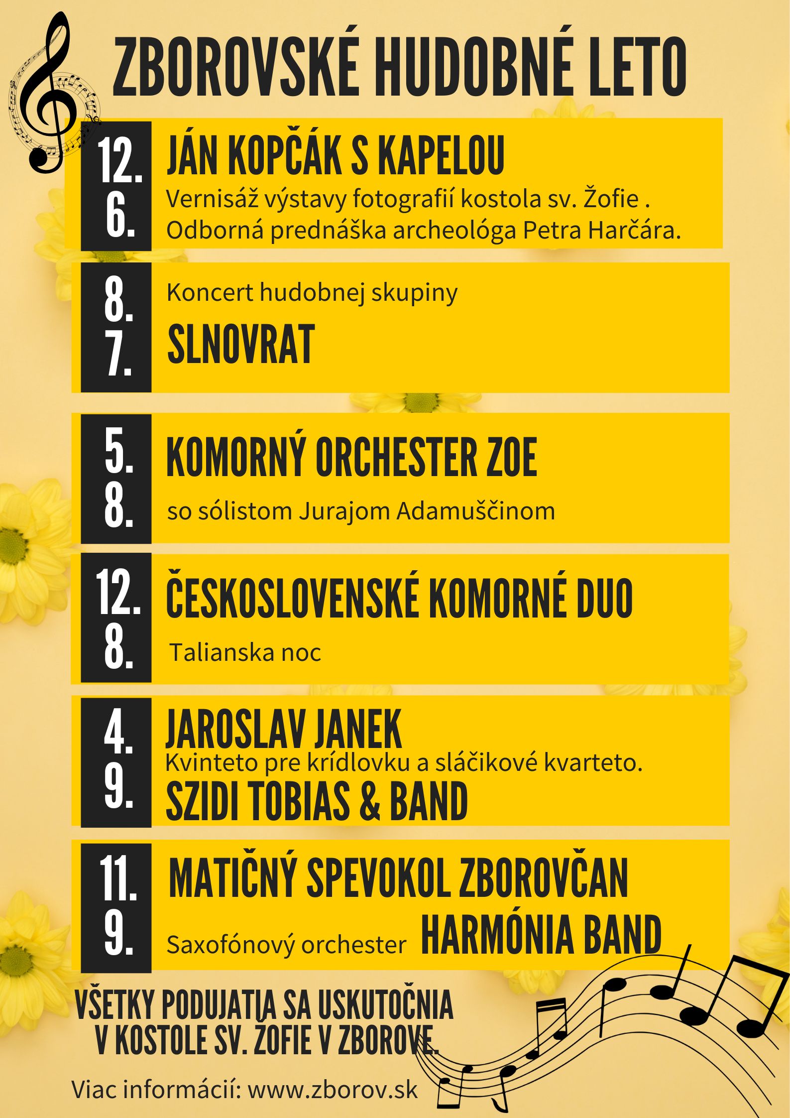 Zborovské hudobné leto 2022 finál