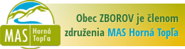 Obec Zborov je členom MAS Horná Topľa