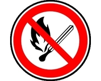zakaz zakladania ohna